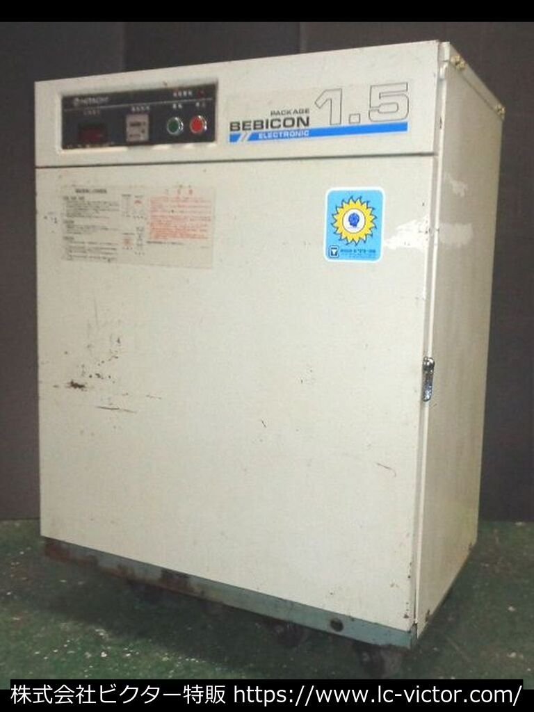 【クリーニング中古】コンプレッサー関連 日立産機システム 《Hitachi-ies》 PB-1.5EA6